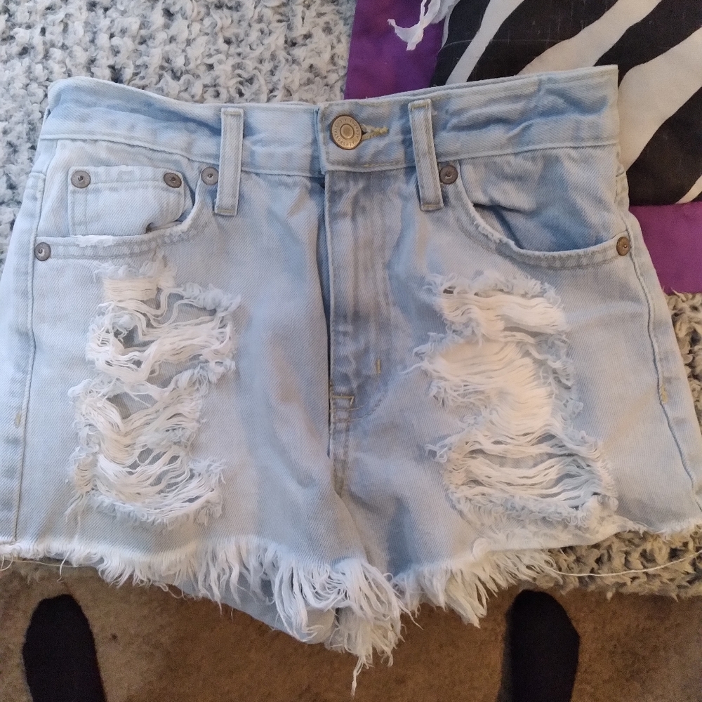 Aeropostle Jean distressed shorts